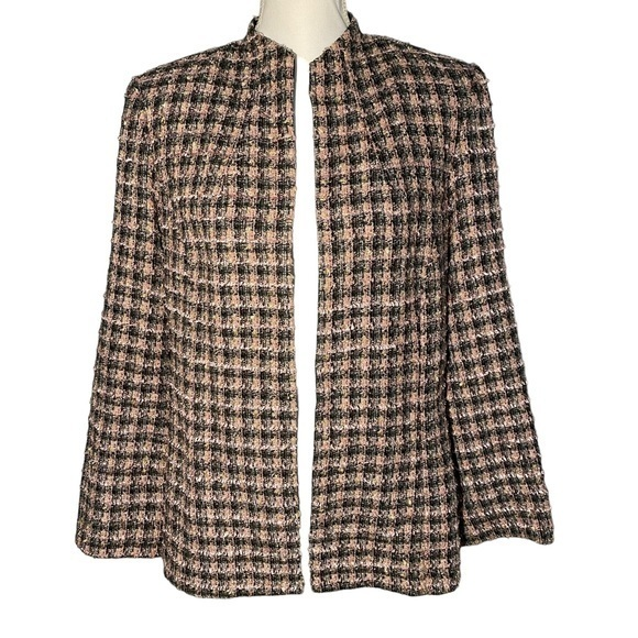 Studio1 Tweed Collarless Blazer‎ - Picture 1 of 10